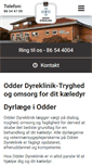 Mobile Screenshot of odderdyreklinik.dk
